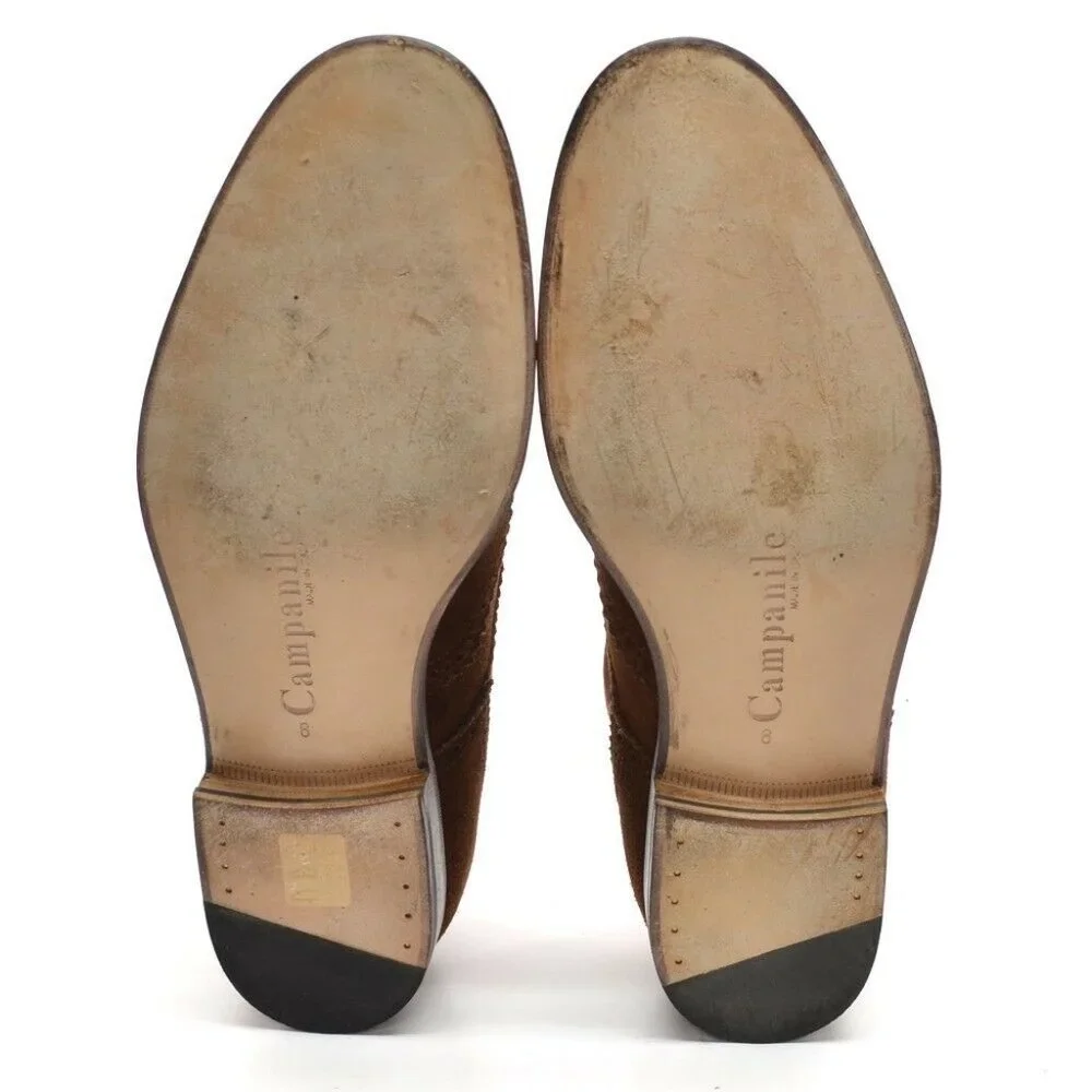 Men Campanile 9424 Suede Brogue Derby Oxfords Men UK 8
